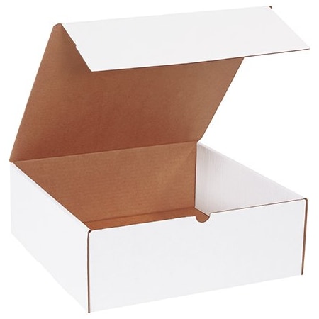 Box Packaging Corrugated Literature Mailers, 14L x 14W x 5H, White, PK50 ML14145